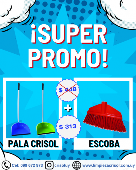 Escoba + Pala Crisol