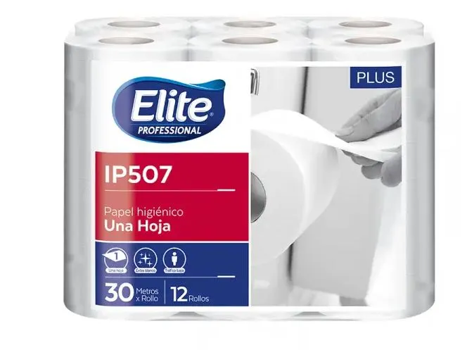 Papel higienico hoja simple Elite x 48 rollos 30 mt